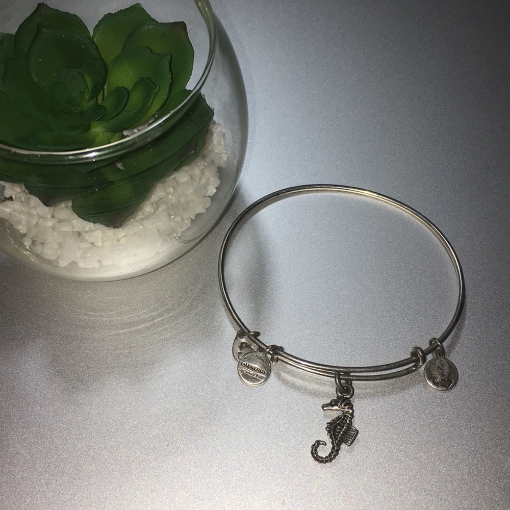 Seahorse Alex and Ani bracelet